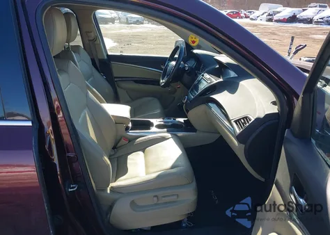 2017 Acura Mdx Technology Package из США, поврежденный, VIN 5FRYD4H53HB011665